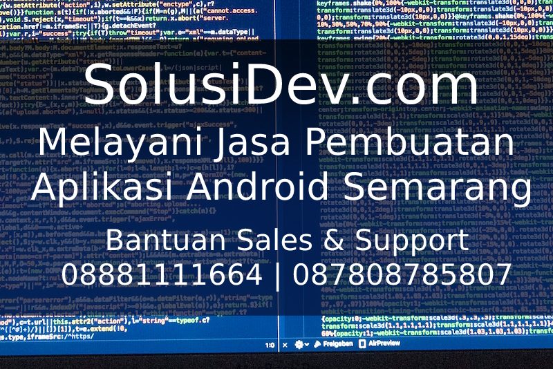Jasa Pembuatan Aplikasi Android Semarang