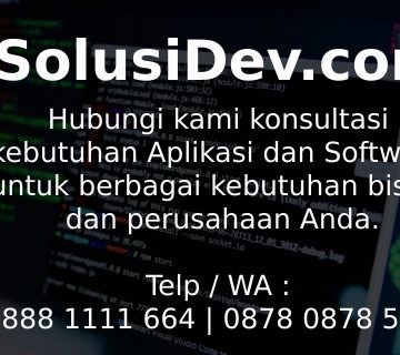 Jasa Pembuatan Software Jakarta