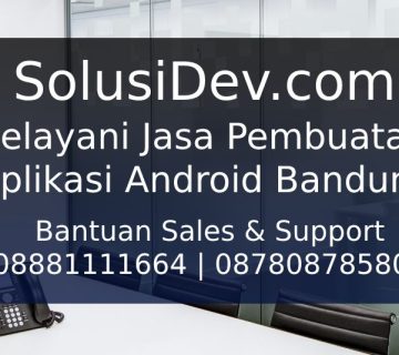 Jasa Pembuatan Aplikasi Android Bandung